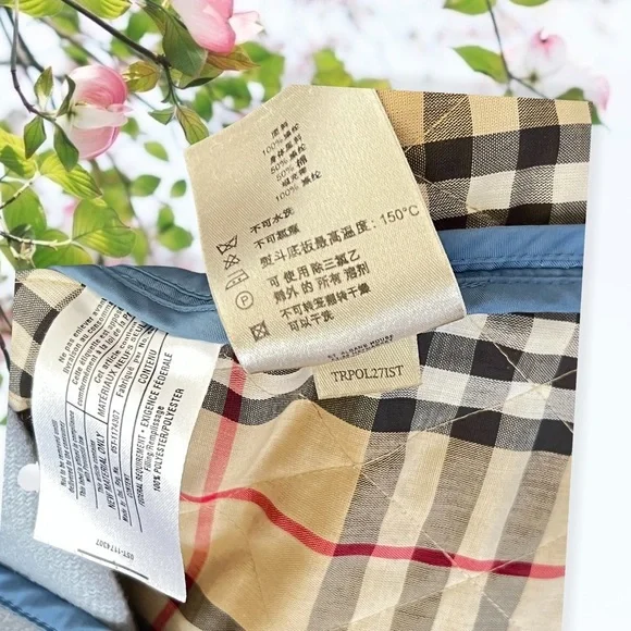 BLUE Quilted Jacket with Lining - Picture 9 of 10